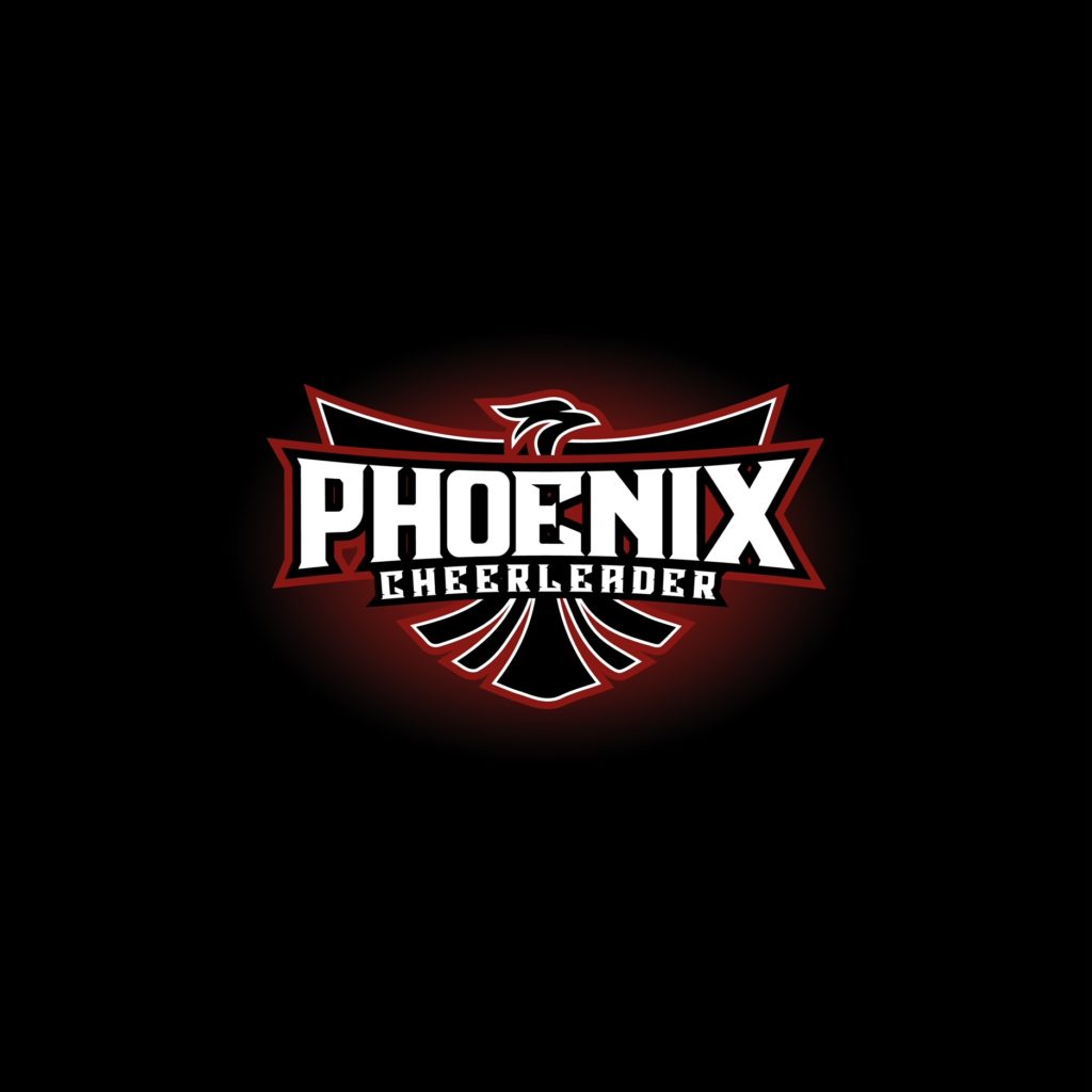 Phoenix Cheerleader Logo.